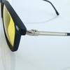 TR Polarized Night Vision Retro Square Sunglasses for Small Faces, High-End Korean Style with UV Protection