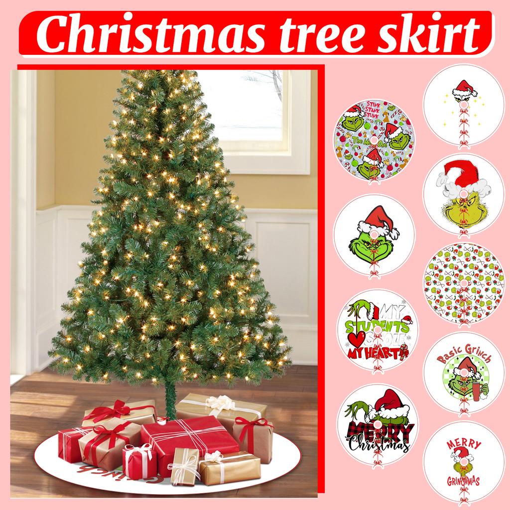 Sukně pod vánoční stromek DIY Sváteční atmosféra Dekorace Vzor digitálního tisku