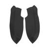 2Pcs Set Microfiber Leather Front Door Panel Armrest Cover Protector Antiscratch Replacement for Civic 2005‑2011Black
