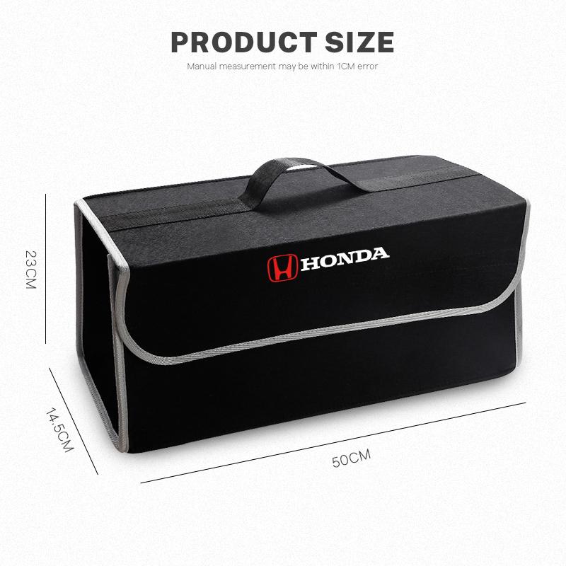 Car Accessories Trunk Organizer Felt Cloth Folding Storage Bag For Honda Civic Accord Fit Jazz Pilot CRV Odyssey Passport City