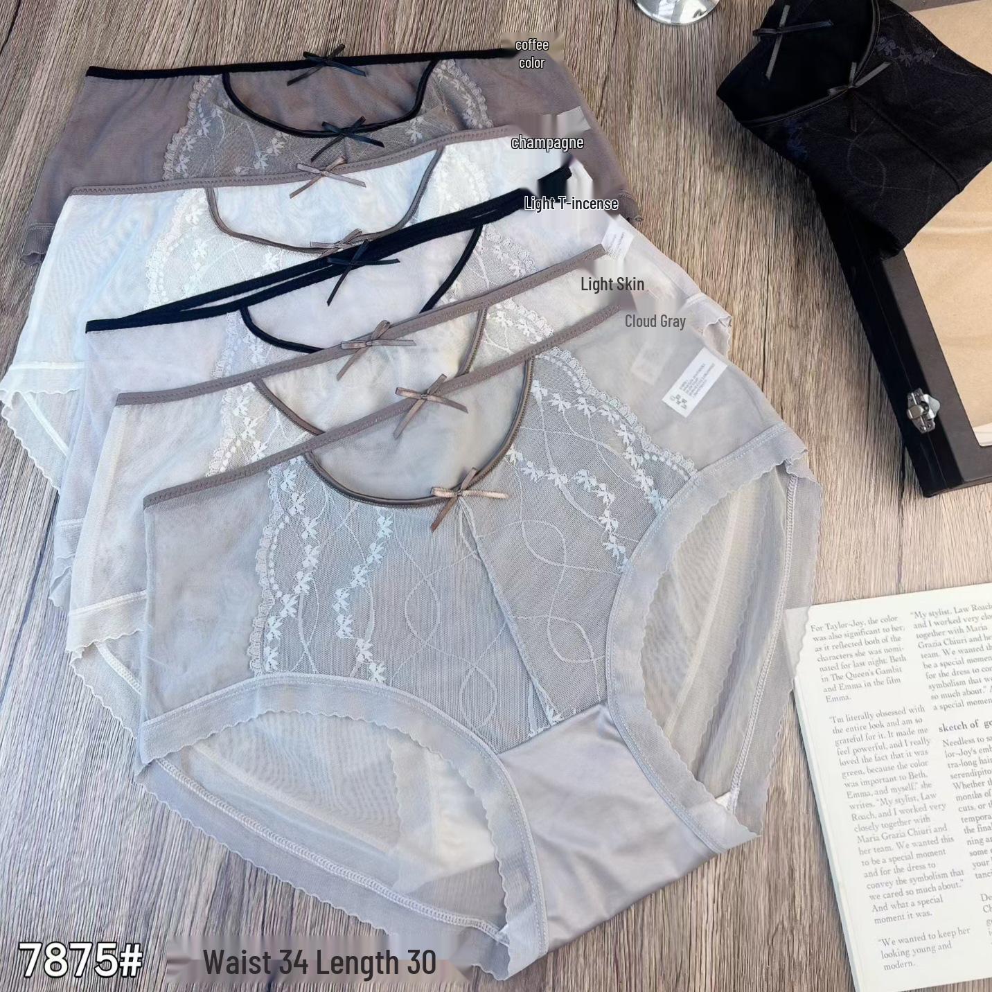 

2026 Spring/Summer High Elastic Lace Thong - Plus Size Transparent Women s Underwear 135-200 Jin