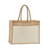 Starched Jute Front Pocket Shopper