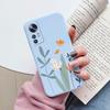 Flower Phone Case For Xiaom 12T Mi12T Pro Funda Cute Heart Cartoon Owl Xiaomi 12 T Xiaomi12T Pro Matte Soft TPU Back Cover Shell