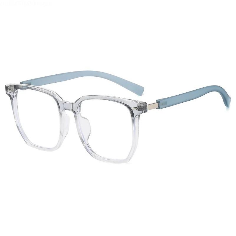 Módní nýtované sluneční brýle Rám Dámské Vintage Dámské Čtvercové Retro Brýle Optické Brýlové obruby s ochranou proti modrému světlu