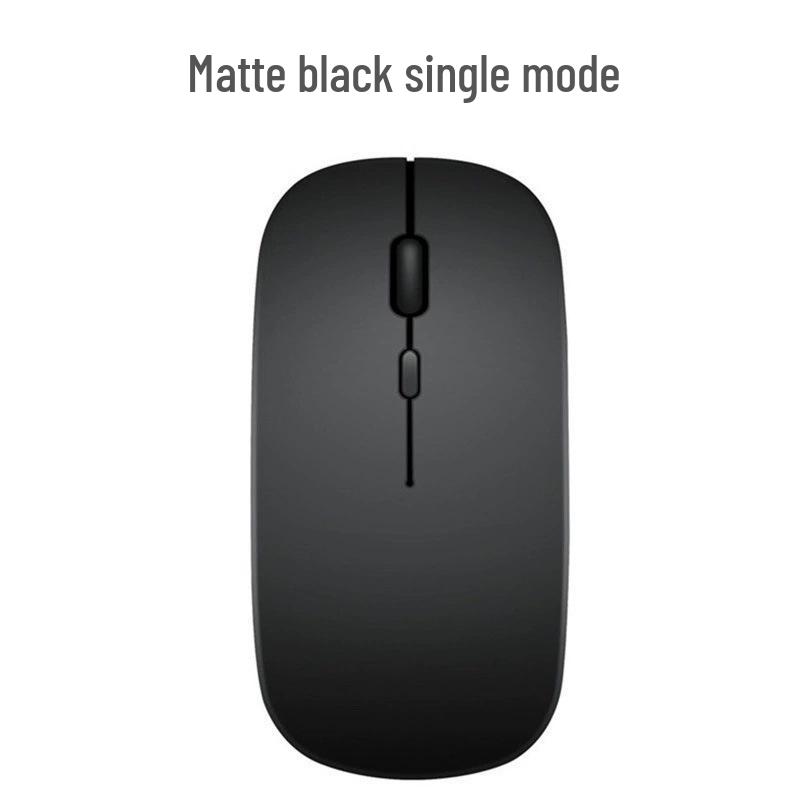 Dual-Mode Ultra-Thin Rechargeable Bluetooth Silent Mouse with Luminous Feature for Office and Tablet Use