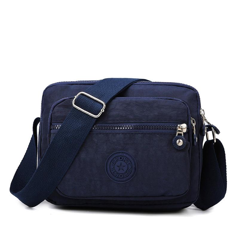Single shoulder women's bag, large capacity, simple and waterproof crossbody bag, lightweight and casual, wide shoulder strap, small square bag