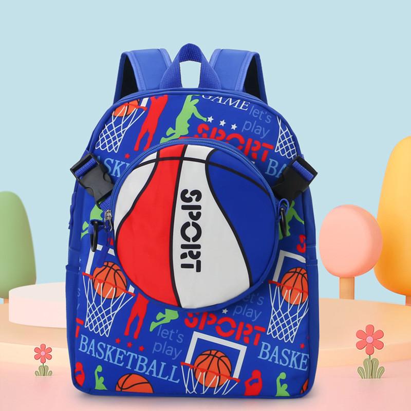 Cute Colorful And Childrens Nylon Backpack Ideal For Kindergarten With Detachable Bag