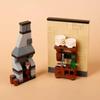 MOC Medieval Building Blocks Set Accessories Smithy Bedroom Table Bar Furniture Kitchen Assembly Boy Toy Mini Bricks K027 DIY