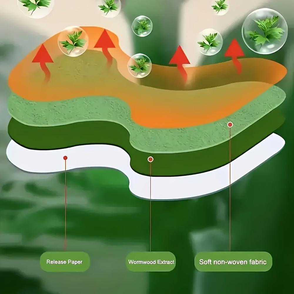 30PCS Wormwood Knee Protection Patch Neck Shoulder Heat Patch for Running Working Out and Sports Wearing