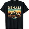 Denali Est. 1917 Vintage Retro Alaska National Park T-Shirt