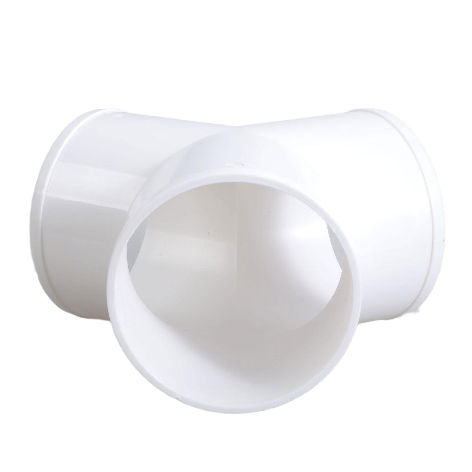 

Y-образный воздуховодный соединитель Быстроразъемное соединение для вентиляционной трубы Муфта 3-ходовой разветвитель ПВХ Выхлопная труба Переносные фитинги 100MM