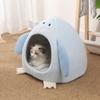 Cartoon Warm Pet House Puppy Bed for Dogs Animals Cat Kitten Nest Cave Bed