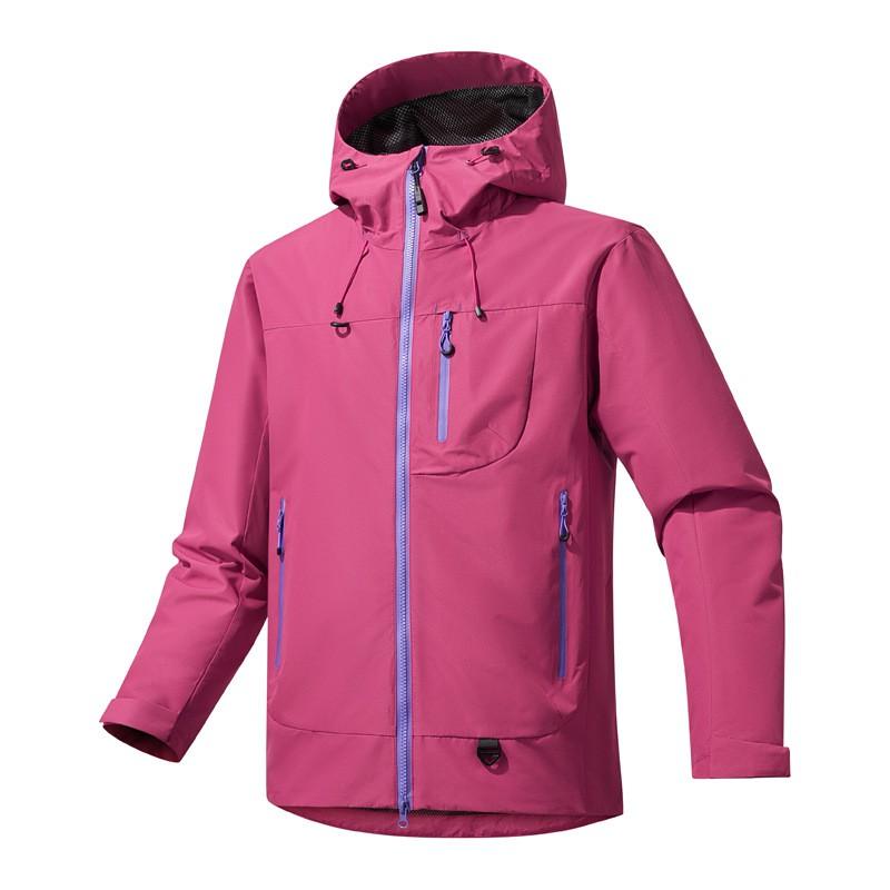 Unisex 3-in-1 Windproof Waterproof Softshell Jacket With Removable Fleece Liner Hiking Camping Travel