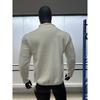 Herren Herbst Winter Halbreißverschluss Stehkragen Unifarben Fleece Lässiges Mode Oberteil
