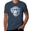 Laughing Monkey With Glasses Tshirt Casual Loose Fit Summer Tee Shirt Tshirt