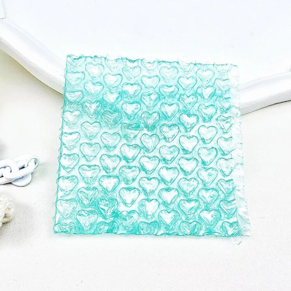 New Pink Heart Bubble Bag Shockproof PE Self-Seal Packaging Foldable Small Card Sleeve Bubble Film Packaging Supplies