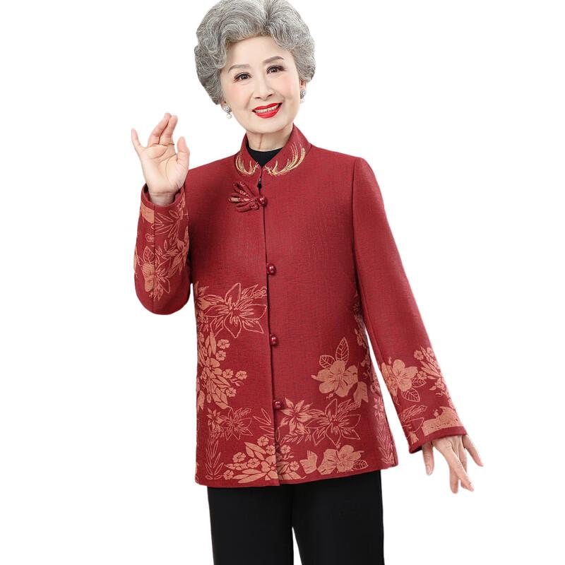 Herbst Tang-Anzug Jacke für ältere Frauen
