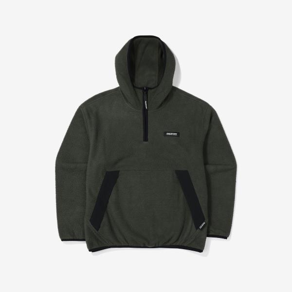 Fila Fleece Half Zip Hoodie Fs2pof4132x Dov olives/100