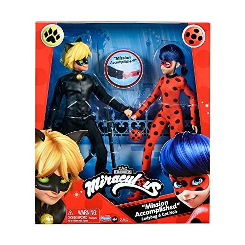 Miraculous Ladybug & Cat Noir Fashion Doll Set Fashion Dolls 2 Pack Doll Toy Gift Set