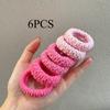 2025 Dopamine Striped Hair Ties: High Elasticity for Firm Ponytails, Trendy & Cute Hair Accessories for Women,  Daily Styling