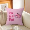 Cartoon P-Pink P-Panther Personalisierte Kissenhülle Kinderzimmer Wilde Party Deko Kissenbezug Kindergeburtstag Dusche Geschenk