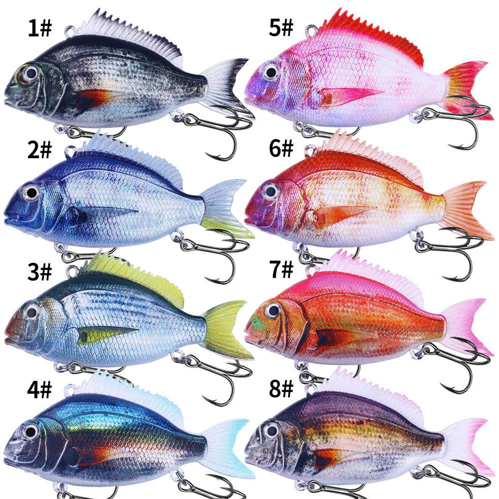 

8PCS 6-9CM 12.5-32GLure Soft BaitvipBoxed new model super throwVIBDouble-fin spoiler wobbler for shore fishing with ultra-long c 6CM-12.5G