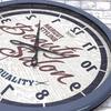 Santell Reverse Wall Made in Diameter 320 x Clock, Japan, BEAUTY, Gray, 40mm, SQ08-GY