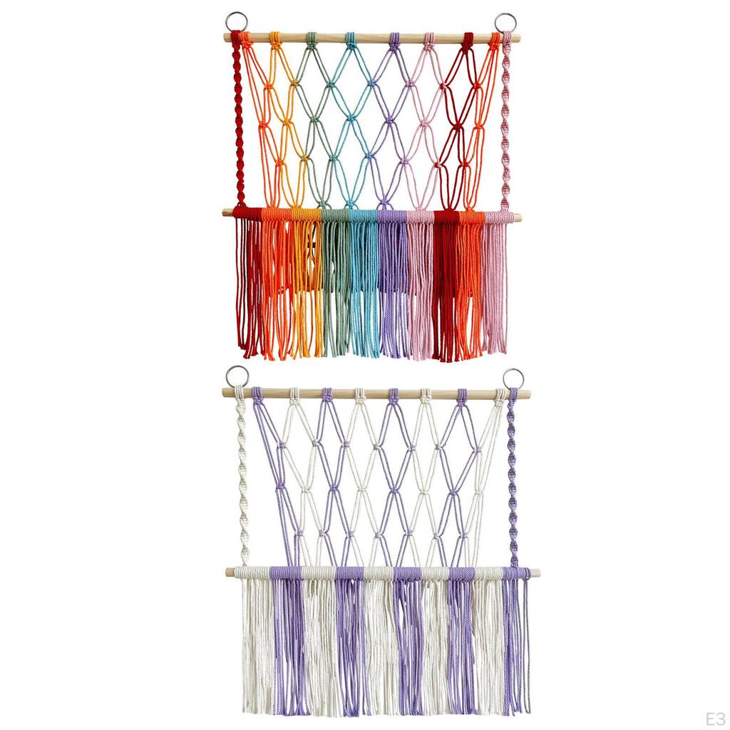 Stofftier Hängematte Plüsch Spielzeug Halter Net Einfach zu Installieren Hand Woven Baumwolle Seil Wandteppich für