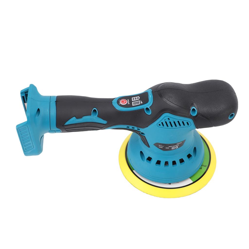 Cordless Buffer Polisher 6 Inch 8 Variable Speeds Maximum 5500RPM LCD Display Battery Powered Orbital Car Polisher