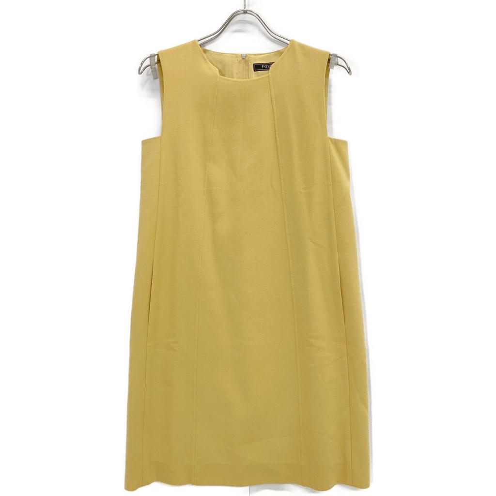 FOXEY 37794 Yellow Sleeveless One Piece dress 40 yellowUsed