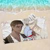 Smyrna und Capri bl Anime Große Mikrofaser Strandtücher Schnelltrocknendes Handtuch Sandstrandtücher Pooltuch für Reisen Schwimmbad Yoga