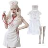 Milky Time Women's Nurse Dress, White and Black, Halloween Cosplay Costume