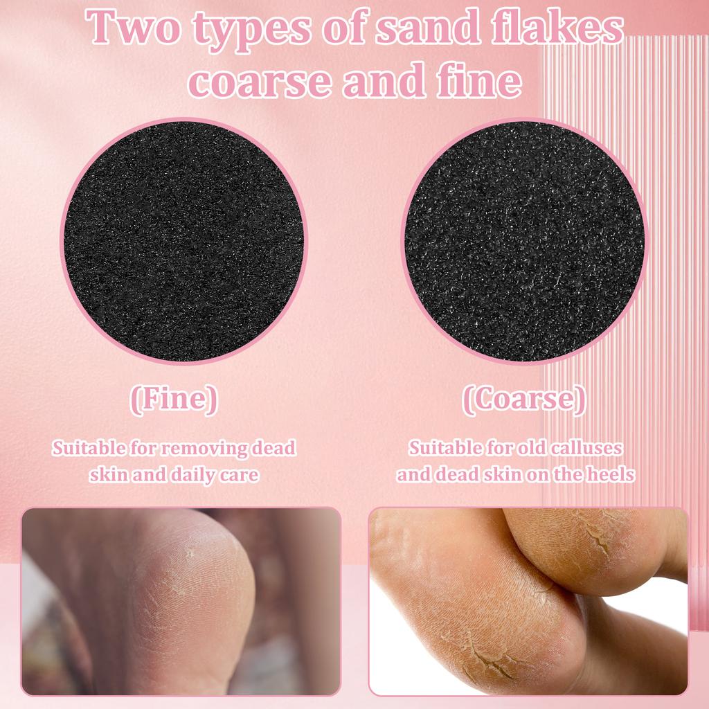 Electric Foot File Adjustable Speed Callus Remover for Feet with 60 Sandpapers Effective Dead Skin and Calluses Foot Care Tool