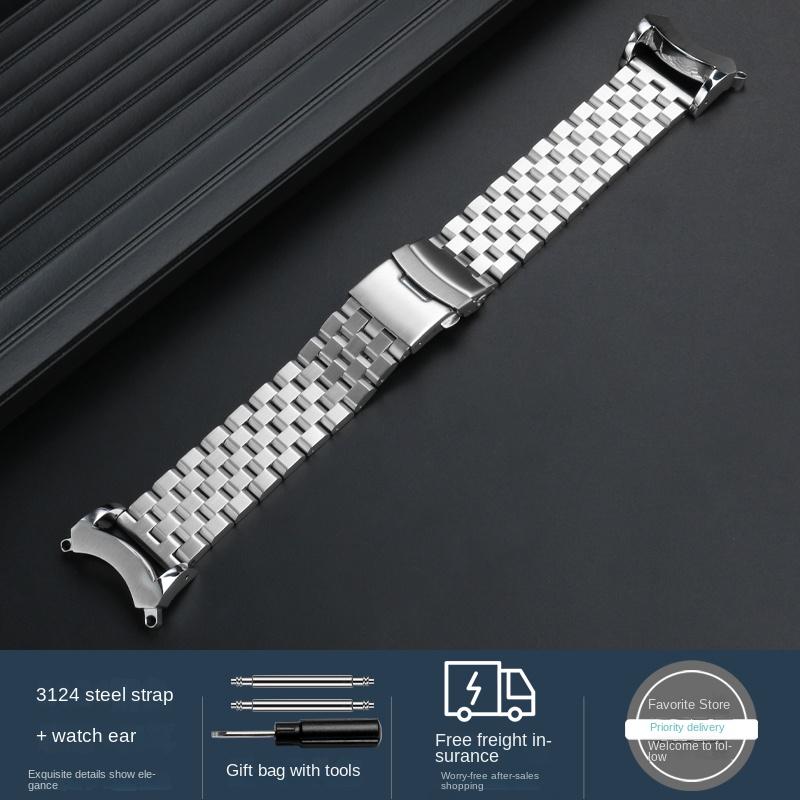 For Citizen BJ8050-08E More Style Strap Stainless Steel Lug Connection Head Modified Watchband Small Little Monster Bracelet
