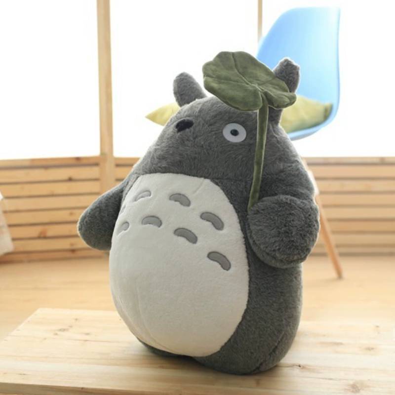 My Neighbor Totoro Plush Toy With Lotus Leaf Design Suitable For Kids Daily Gift