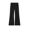 Original Simple Fashion Classic Retro Solid Color Versatile Comfortable Fitted Knit Flared Casual Pants Women Bottoms F11W619606FBK