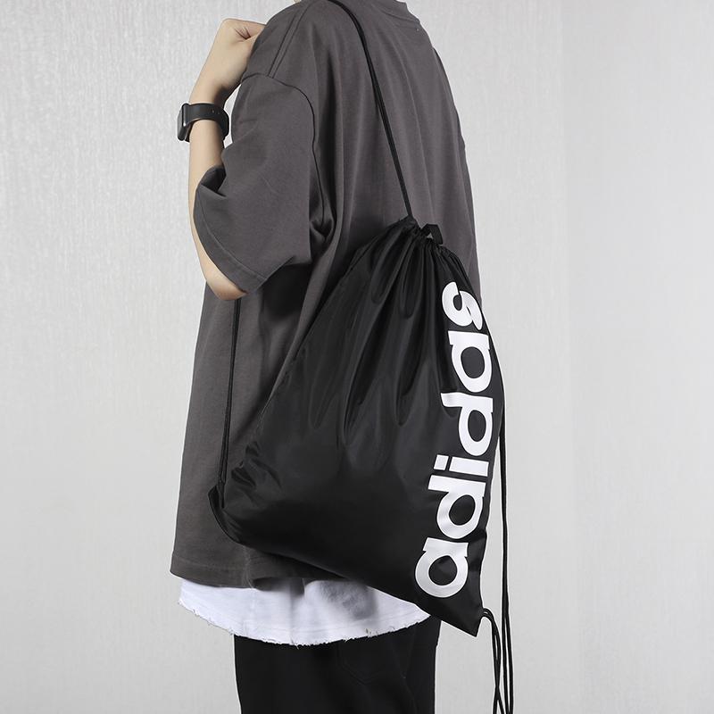 adidas Linear Core Polyester Gym Bag Backpack Unisex Backpack Black DT5714