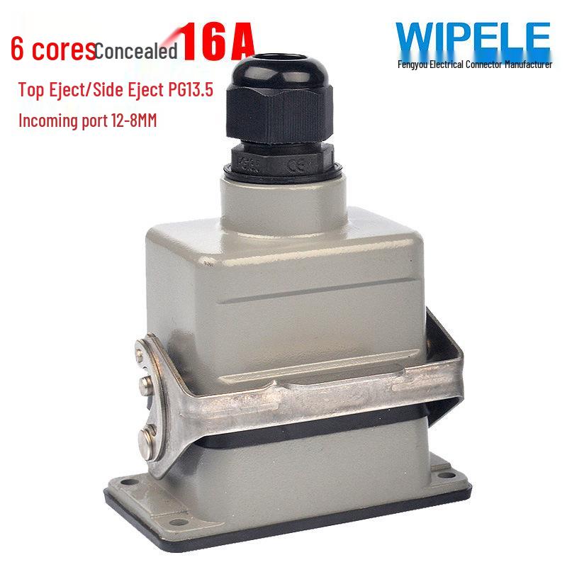 Heavy-Duty Waterproof Aviation Plug Socket HDC-006