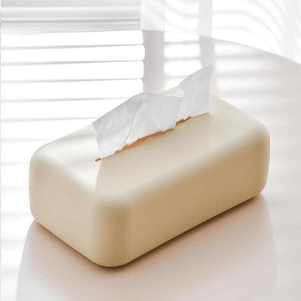Soft Waterproof Silicone Tissue Box Reusable Wet Wipe Boxes Light Luxury Tissue Box Cover Holder Bathroom Kitchen Paper Holder