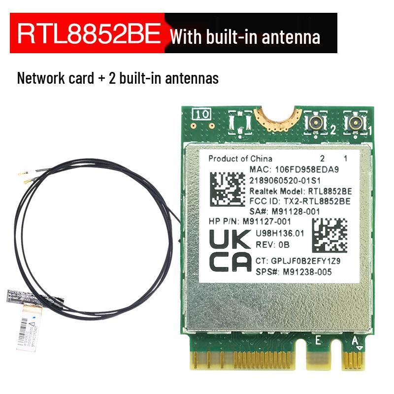RTL8852CE/AE/BE WiFi 6E 5G Dual-Band Wireless Network Card for Desktop PCs with Bluetooth 5.3