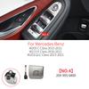 For Mercedes W205 W253 Car Power Window Switch Button Cover Cap Replacement For Benz C GLC Class Coupe C180 C200 C250 GLC300