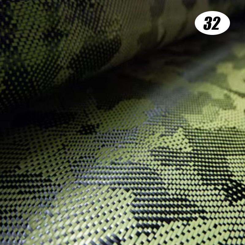 20*20cm Carbon Aramid Fiber Hybrid Fabric Cloth 3K 240gsm Twill/Plain Weave Honeycomb Carbon Fiber Fabric Diy Material