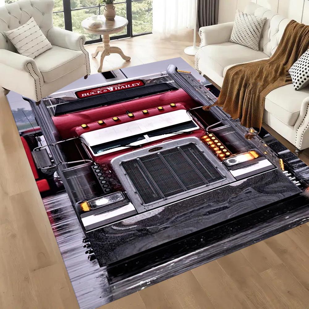 Kw Heavy Trucks Area Rug Perfect For Dormitory Foyer Dining Room Living Rooms Antislip Rug Office Home Decor