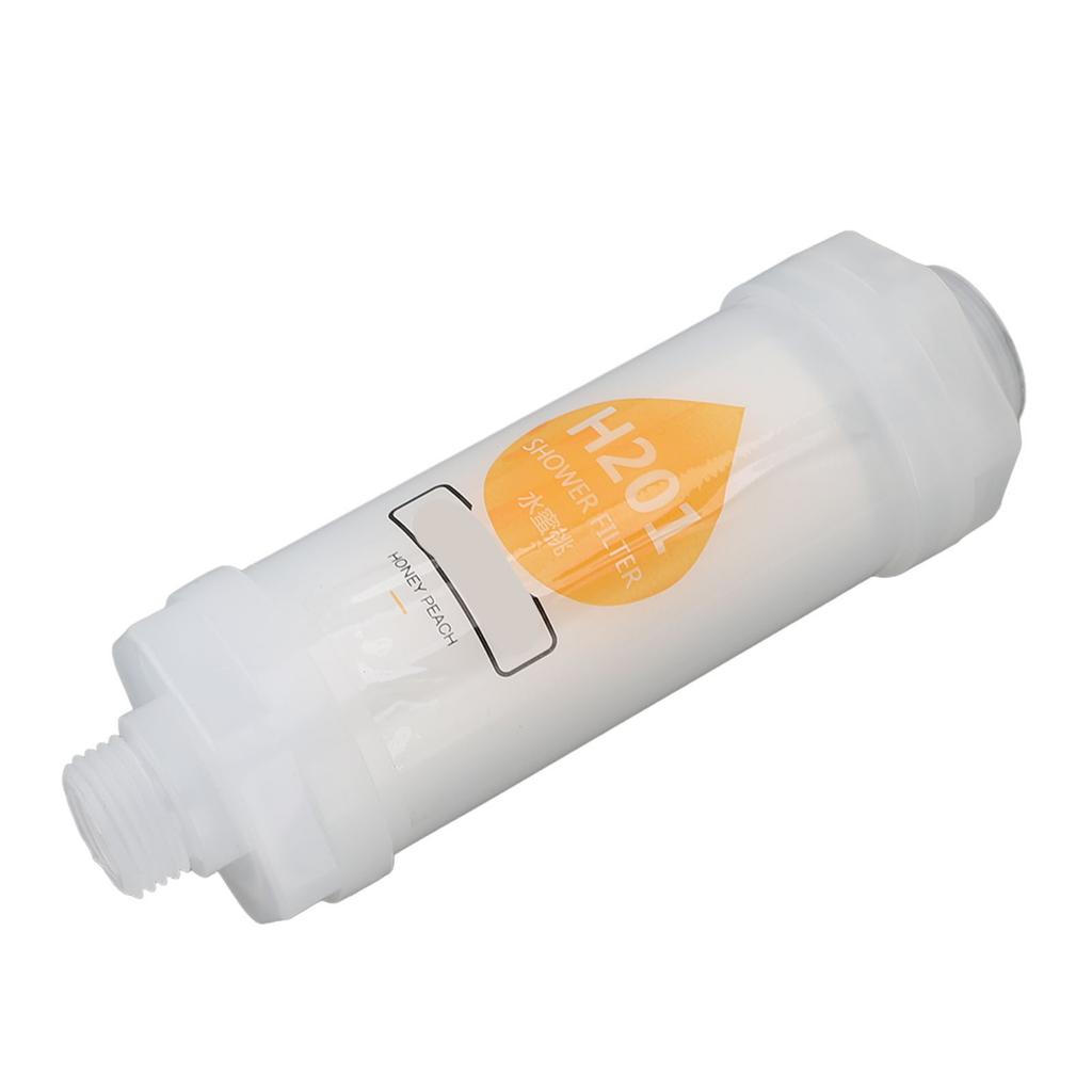 Shower Head Aromatherapy Filter Hard Water Softener Water Purifying Shower Head Filter for Skin and Hair Care Peach