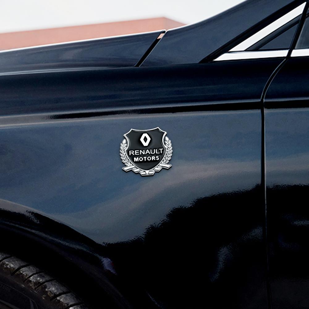 3D Metal Badge Sticker Door Side Window Body Decor Decals For Renault DACIA Fluence Scenic Clio Teizy Megane Kwid Duster Loguna NN80