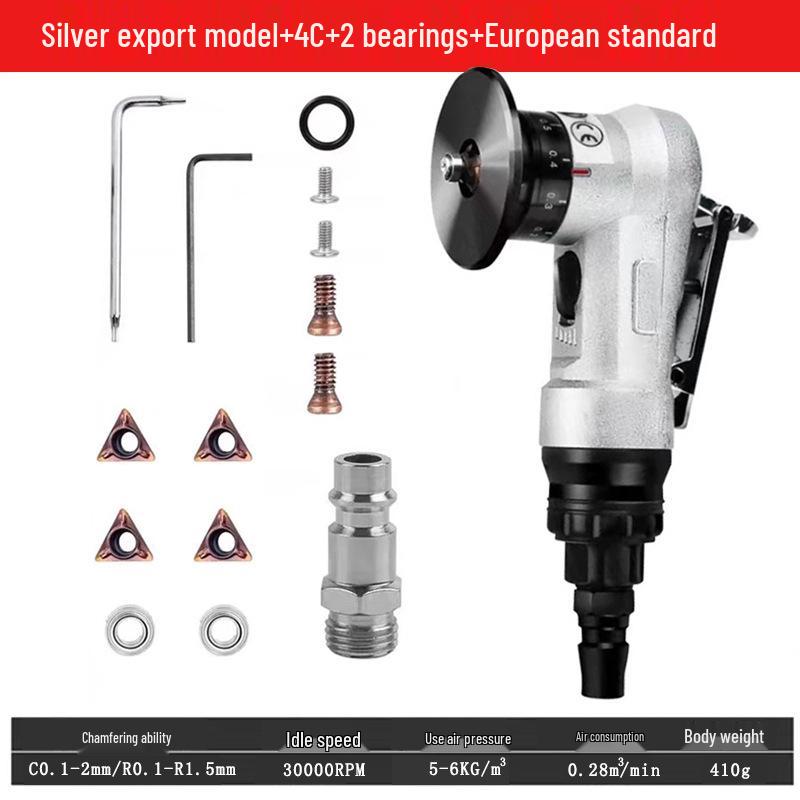 Handheld 45° Pneumatic Chamfering Machine for Metal Deburring