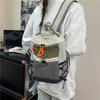 Schoolbag Fashion Trend Versatile Backpack Outdoor Sports Hiking Camping Mountaineering Bag Casual Simple Splicing Contrasting Color Backpack