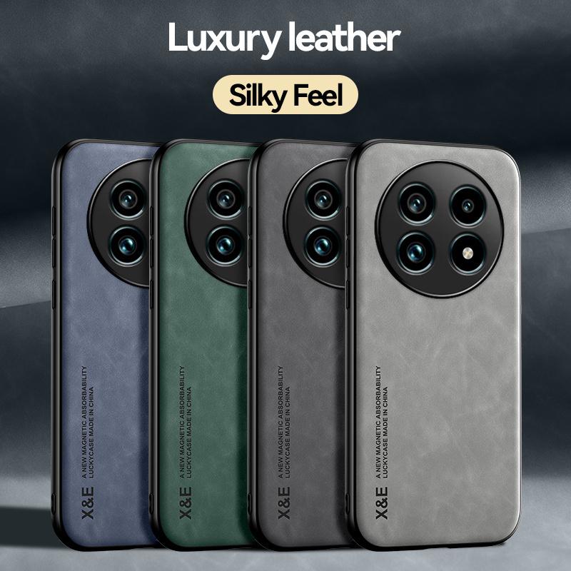 Shockproof Leather Cover For Oppo Realme 13Pro Plus 13 Pro 5G Case Car Magnetic Phone Cases for Realme 13Pro + Soft Frame Funda