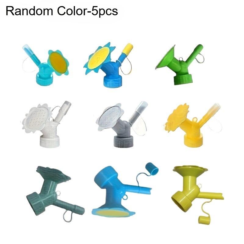 5pcs 2 in 1 Watering Nozzle Sun Flower Automatic Watering Waterer Gardening Beverage Bottle Succulent Irrigation Tools