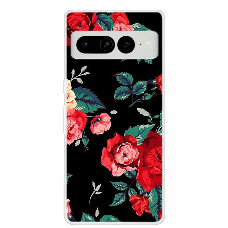 For Google Pixel 7 Pro Case Luxury Silicone TPU Soft Back Cover Phone Case For Google Pixel7 Pro Coque Audio Shockproof Funda